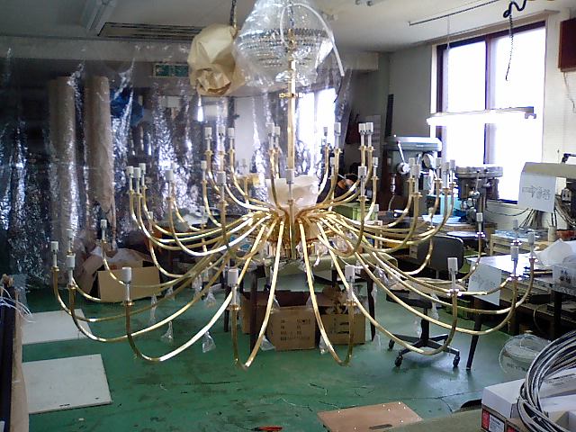 別注シャンデリア製作 画像